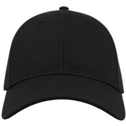 Zakrzywiona Czapka Z Daszkiem Dla Dorosłych Unisex. Czarne czapki z daszkiem ATLANTIS, bez wzorów. Za 55.99 zł.