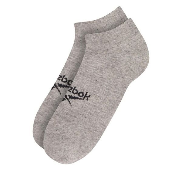 Skarpety krótkie Reebok. Szare skarpetki Reebok, bez wzorów. Za 39.99 zł.