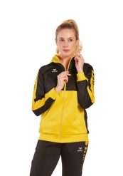 Wielobarwna kurtka treningowa Erima Six Wings z kapturem. Czarne kurtki Erima, uniwersalny, bez wzorów, z bawełny, klasyczne, z kapturem. Za 306.99 zł.