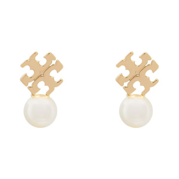 Kolczyki Tory Burch. Żółte kolczyki Tory Burch, złote. Za 544.99 zł.