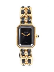 Chanel Zegarek kwarcowy w kolorze złoto-czarnym rozmiar: onesize. Czarne, analogowe zegarki Chanel, metalowe. Za 10,344.99 zł.