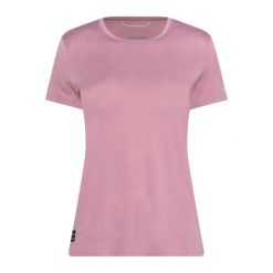 Koszulka do biegania damska Saucony Stopwatch. Czerwone t-shirty sportowe Saucony, s, bez wzorów, bez ramiączek, do biegania. Za 119.99 zł.