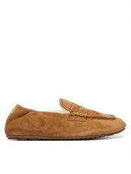 EMU Australia Kapcie Kirra Nest W13393 Brązowy. Brązowe kapcie Emu Australia, bez wzorów, ze skóry. Za 474.99 zł.