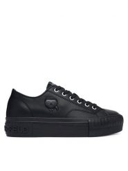 KARL LAGERFELD Trampki KL60426 Czarny. Czarne trampki KARL LAGERFELD, bez wzorów, ze skóry, bez zapięcia. Za 704.99 zł.