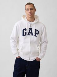 GAP Bluza w kolorze białym rozmiar: XXL. Białe bluzy GAP, xxl, bez wzorów, bez ramiączek, bez kaptura. Za 101.94 zł.