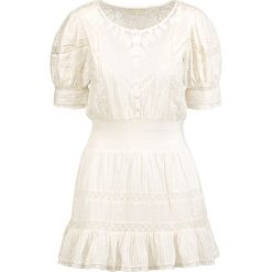 Sukienka LOVESHACKFANCY JAISLYN. Białe sukienki LoveShackFancy, m, bez wzorów, z bawełny, vintage, bez kołnierzyka, bez ramiączek, mini. Za 2,170.00 zł.