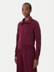 Adidas Bluza Firebird Lace KC6451 Bordowy Slim Fit. Czerwone bluzy adidas, s, bez wzorów, z bawełny, bez ramiączek, bez kaptura. Za 339.99 zł.