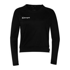 Bluza crop Kempa. Czarne bielizna termoaktywna damska Kempa, bez wzorów, bez ramiączek, do piłki ręcznej. Za 176.50 zł.
