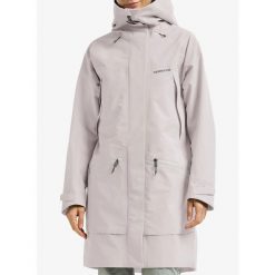Parka przeciwdeszczowa damska Didriksons Ilma Parka 8. Szare płaszcze Didriksons, bez wzorów, bez kaptura. Za 995.49 zł.