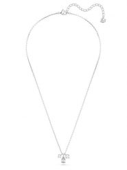 Swarovski Naszyjnik z zawieszką - dł. 40 cm rozmiar: onesize. Szare naszyjniki Swarovski, z materiału, z cyrkonią, metalowe. Za 173.99 zł.