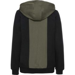 Sukienka bonprix biało-ciemny lila. Białe bluzy bonprix, bez wzorów, z dzianiny, bez kołnierzyka, bez ramiączek. Za 129.99 zł.
