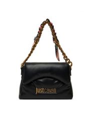 Just Cavalli Torebka 79RA4BD1 ZS748 Czarny. Czarne torebki klasyczne Just Cavalli, bez wzorów, ze skóry, bez dodatków. Za 689.99 zł.