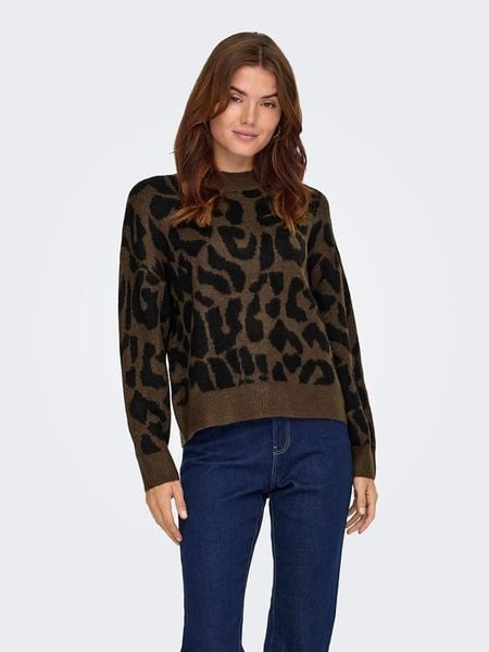 JDY Sweter w kolorze brązowym rozmiar: XXL. Brązowe swetry JDY, xxl, bez wzorów, bez ramiączek. Za 101.23 zł.