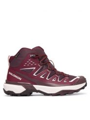 Salomon Trekkingi X Ultra 360 Edge Mid GORE-TEX L49223400 Bordowy. Czerwone buty trekkingowe Salomon, z gore-texu, bez zapięcia. Za 729.99 zł.