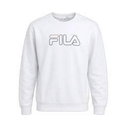 Damska bluza Fila SITGES crew sweat FAW0333-10001. Białe bluzy Fila, l, bez wzorów, z bawełny, klasyczne, bez ramiączek, bez kaptura. Za 229.00 zł.