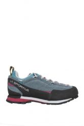 Buty trekkingowe damskie Boulder X. Niebieskie buty trekkingowe La Sportiva, na jesień, z gumy, bez zapięcia. Za 582.99 zł.