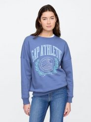 GAP Bluza w kolorze niebieskim rozmiar: M. Niebieskie bluzy GAP, m, bez wzorów, bez ramiączek, bez kaptura. Za 114.17 zł.