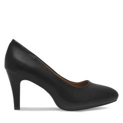 Szpilki Clara Barson. Czarne szpilki Clara Barson, bez wzorów, bez obcasa, na szpilce, bez zapięcia. Za 129.99 zł.