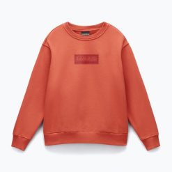 Bluza damska Napapijri B-Suze C. Czerwone bluzy Napapijri, bez wzorów, bez ramiączek, bez kaptura. Za 259.99 zł.