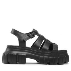 Sandały Call It Spring. Czarne sandały Call it Spring, bez wzorów, bez obcasa, na płaskiej podeszwie, bez zapięcia. Za 239.99 zł.