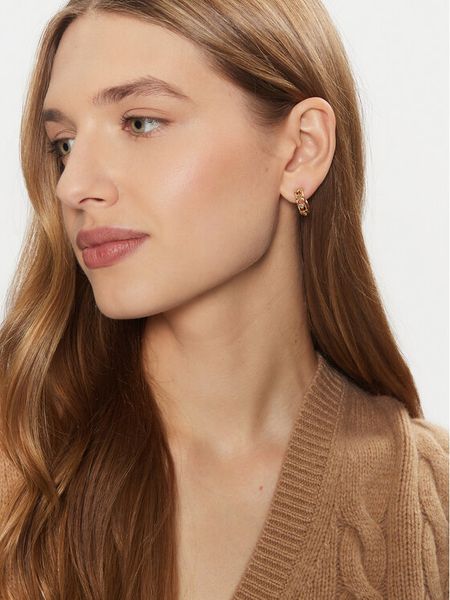 Coach Kolczyki 37506215 Złoty. Żółte kolczyki Coach, metalowe. Za 329.99 zł.