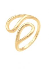 Elli Damski Cut-Out krople otwarty i regulowany w srebrze 925 Sterling Silver Pierścionki 1 ct. Szare pierścionki Elli, srebrne. Za 293.99 zł.
