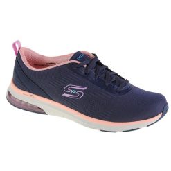 Buty do chodzenia damskie, Skechers Skech-Air Edge - Mellow Days. Niebieskie buty treningowe Skechers, bez wzorów, z materiału, przed kostkę, bez zapięcia, trekkingowe. Za 299.99 zł.