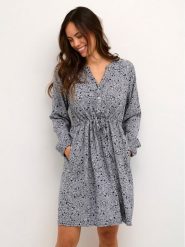 Cream Sukienka letnia CRVimma 10610559 Niebieski Feminine Fit. Niebieskie sukienki Cream, bez wzorów, z wiskozy, bez kołnierzyka, bez ramiączek. Za 179.99 zł.