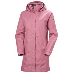 Długi płaszcz przeciwdeszczowy damski Helly Hansen Aden. Fioletowe kurtki przeciwdeszczowe Helly Hansen, na lato, xs, bez wzorów, z materiału. Za 630.00 zł.