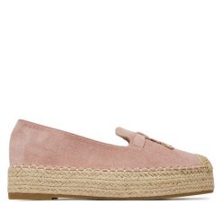 Espadryle JENNY. Czerwone espadryle Jenny, bez wzorów, bez obcasa. Za 99.99 zł.