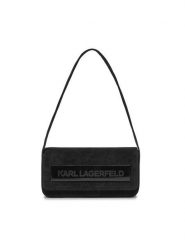 KARL LAGERFELD Torebka 235W3044 Czarny. Czarne torebki klasyczne KARL LAGERFELD, bez wzorów, ze skóry, bez dodatków. Za 1,399.00 zł.