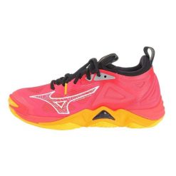 Buty halowe Mizuno Wave Momentum. Białe buty treningowe Mizuno, bez wzorów, bez zapięcia, do siatkówki, mizuno wave. Za 650.55 zł.