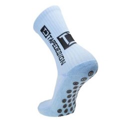 Klasyczne skarpety o średniej długości Tape Design. Niebieskie skarpetki TAPEDESIGN, bez wzorów, z bawełny. Za 139.00 zł.