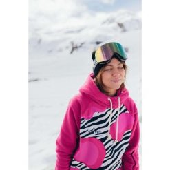Bluza outdoorowa z kapturem damska DEEP TRIP Twix pink softshell. Czerwone bluzy DEEP TRIP, na zimę, bez wzorów, z softshellu, z kapturem, snowboardowy. Za 499.00 zł.