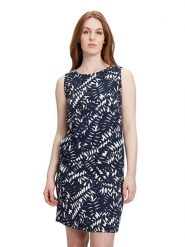 BETTY & CO Sukienka w kolorze granatowo-białym rozmiar: 40. Białe sukienki Betty & Co, bez wzorów, bez kołnierzyka, bez ramiączek, midi. Za 79.03 zł.