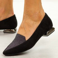 Czarne baleriny damskie Jezzi Asa178-1. Czarne baleriny Jezzi, bez wzorów, z zamszu, bez obcasa, na obcasie, bez zapięcia. Za 99.00 zł.