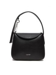 Calvin Klein Torebka Soft Sculpt Mini K60K612568 Czarny. Czarne torebki klasyczne Calvin Klein, bez wzorów, ze skóry, bez dodatków. Za 449.99 zł.