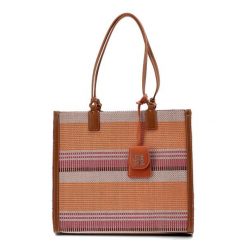 Pomarańczowa Torba Pepe Moll Stylowa Torebka Damska. Brązowe listonoszki Pepe Moll, bez wzorów, ze skóry ekologicznej, eleganckie, bez dodatków. Za 287.99 zł.