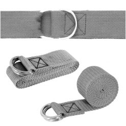 Pasek Do Jogi Złote Logo Fit.me. Białe paski FIT.ME, bez wzorów, sportowe. W wyprzedaży za 19.99 zł.