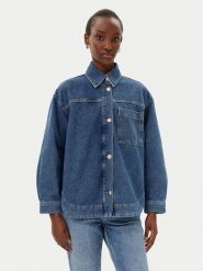 Marella Koszula jeansowa Artista 2515111181 Niebieski Regular Fit. Niebieskie koszule Marella, bez wzorów, z bawełny, bez kołnierzyka, bez ramiączek. Za 539.99 zł.