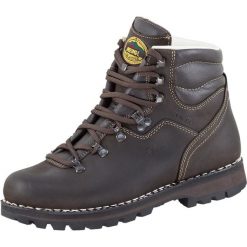 Buty trekkingowe Meindl Badile. Brązowe buty trekkingowe MEINDL, bez wzorów, z materiału, bez zapięcia. Za 1,751.30 zł.