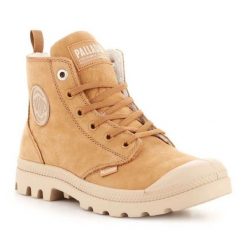 Buty Palladium Pampa Hi Zip Wl 95982-252-M beżowy. Brązowe buty treningowe na zimę, bez wzorów, z gumy, bez zapięcia. Za 705.57 zł.