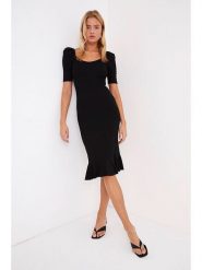 Cool & Sexy Sukienka w kolorze czarnym rozmiar: S. Czarne sukienki Cool & Sexy, s, bez wzorów, bez kołnierzyka, bez ramiączek, midi. Za 65.99 zł.