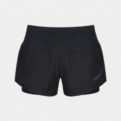 Spodenki do biegania damskie Inov-8 Trailfly Ultra 3 2in1 Short. Czarne szorty Inov-8, bez wzorów. Za 125.99 zł.