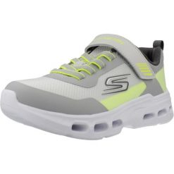Buty SKECHERS GLIDE STEP DRIFT Szary. Szare buty trekkingowe Skechers, z syntetyku, bez zapięcia. Za 242.99 zł.