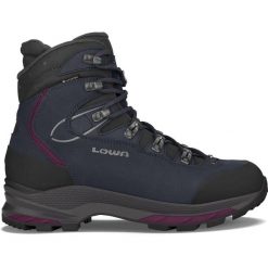 Buty trekkingowe damskie Lowa Mauria Evo Gtx. Niebieskie buty trekkingowe Lowa, na zimę, z materiału, za kostkę, bez zapięcia. Za 1,241.55 zł.