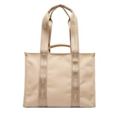 Torebka BOSS. Brązowe torebki klasyczne Boss, bez wzorów, klasyczne, bez dodatków. Za 699.99 zł.