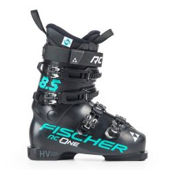 Buty narciarskie damskie Fischer RC One 8.5 Celeste. Czarne buty treningowe FISCHER, na jesień, bez wzorów, bez zapięcia, narciarskie. Za 949.99 zł.