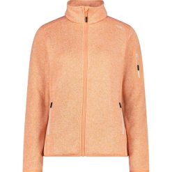 Bluza polarowa damska CMP Haze Jacket Knitted. Brązowe bluzy bez kaptura CMP, bez wzorów, z materiału, bez kaptura, narciarskie. Za 283.35 zł.