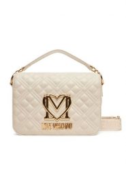 LOVE MOSCHINO Torebka JC4302PP0MK1211A Écru. Listonoszki Love Moschino, bez wzorów, ze skóry, bez dodatków. Za 779.99 zł.